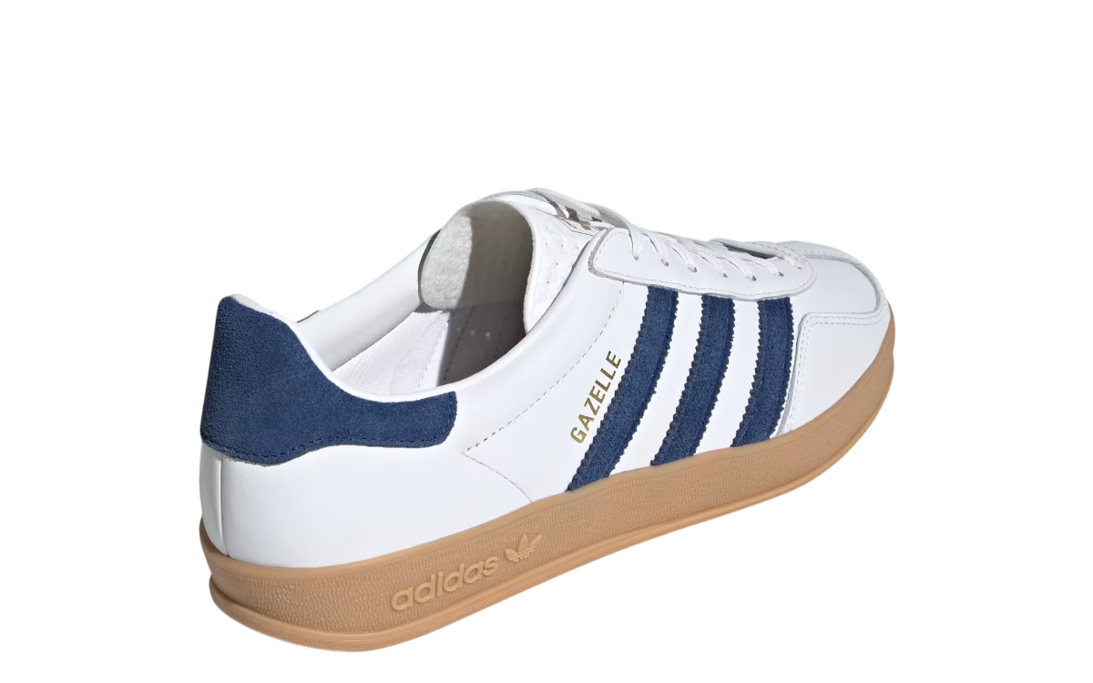 Adidas Gazelle Indoor (Cloud White/Mystery Blue)