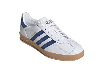 Adidas Gazelle Indoor (Cloud White/Mystery Blue)