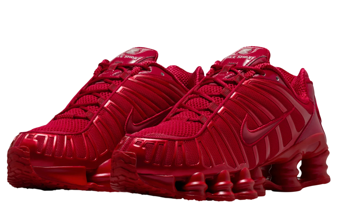 Womens Nike Shox TL (Triple Red)