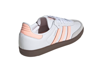 Womens Adidas Samba OG (Cloud White/Clear Orange)