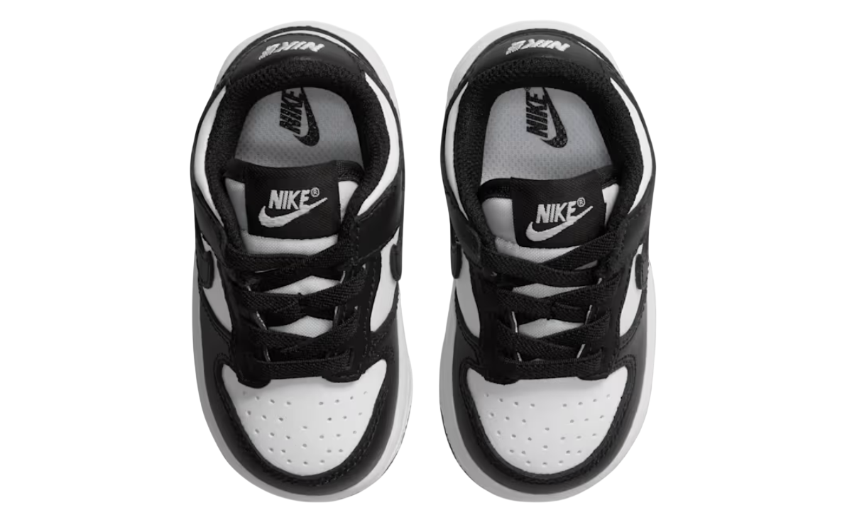 Nike Dunk Low Baby/Toddler (Black/White)