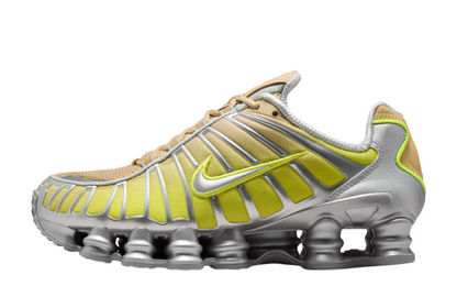 Womens Nike Shox TL Fade (Gold/Volt-Metallic Silver)