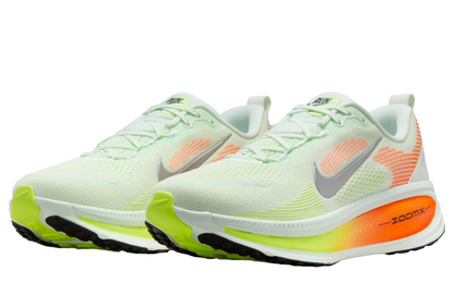 Nike Vomero 18 running shoes showing sleek profile and supportive midsole for smooth running performance.